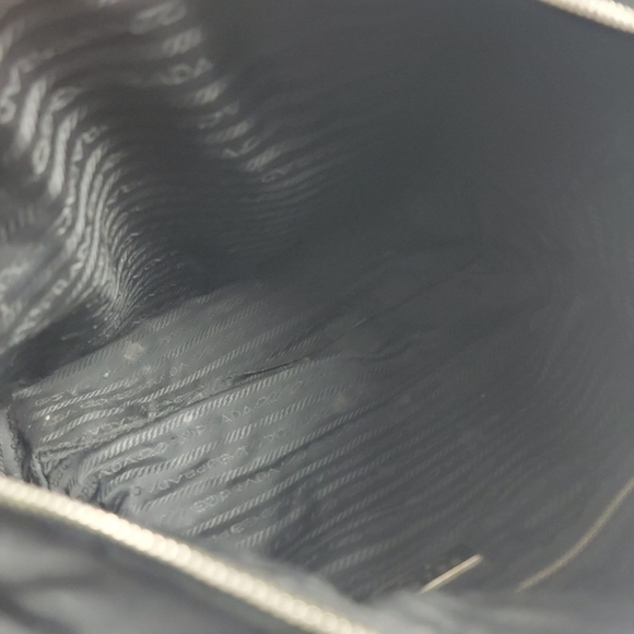 Vintage Prada TESSUTO Nylon Black Tote Shoulder Bag - Picture 15 of 16